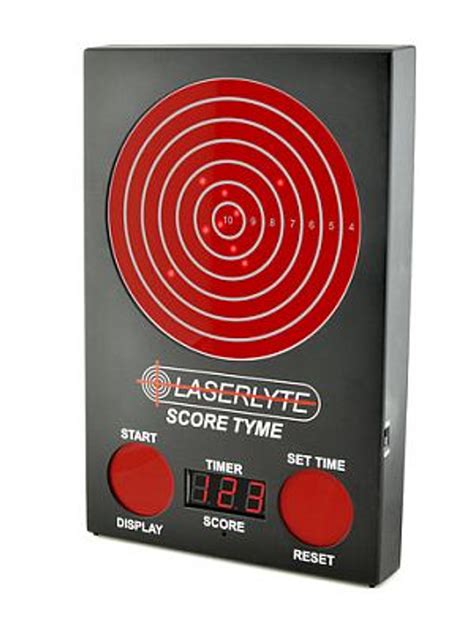 This system comes with 147 LEDs, scoring capabilities, timer speeds and double the target size area of LaserLyte&39;s popular. . Laserlyte score tyme